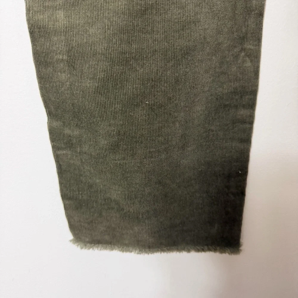 NEW $99 Talbots Women’s Slim Ankle Corduroy Straight Pants Frayed hem - Picture 6 of 11